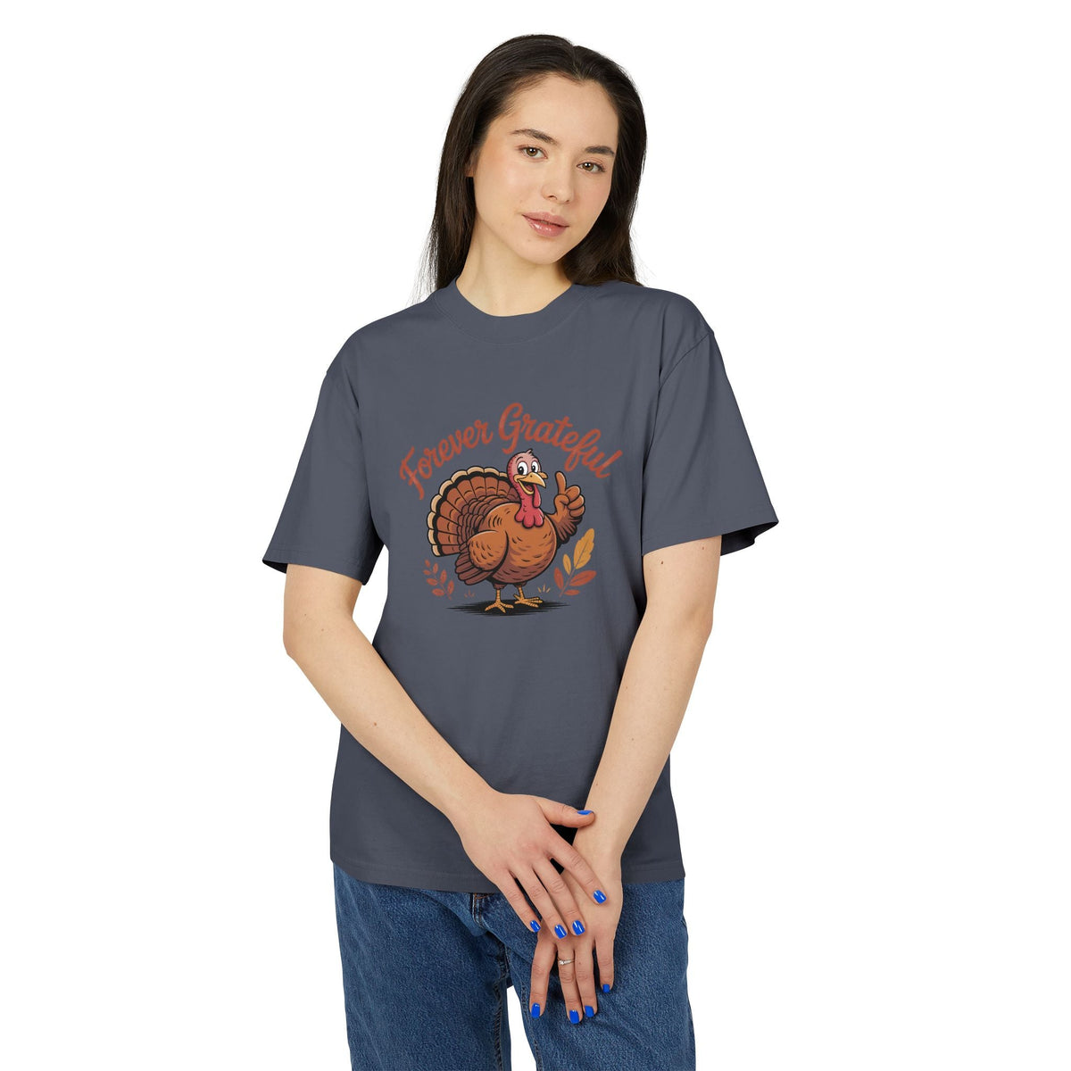Forever Grateful Unisex Heavy Faded T-Shirt
