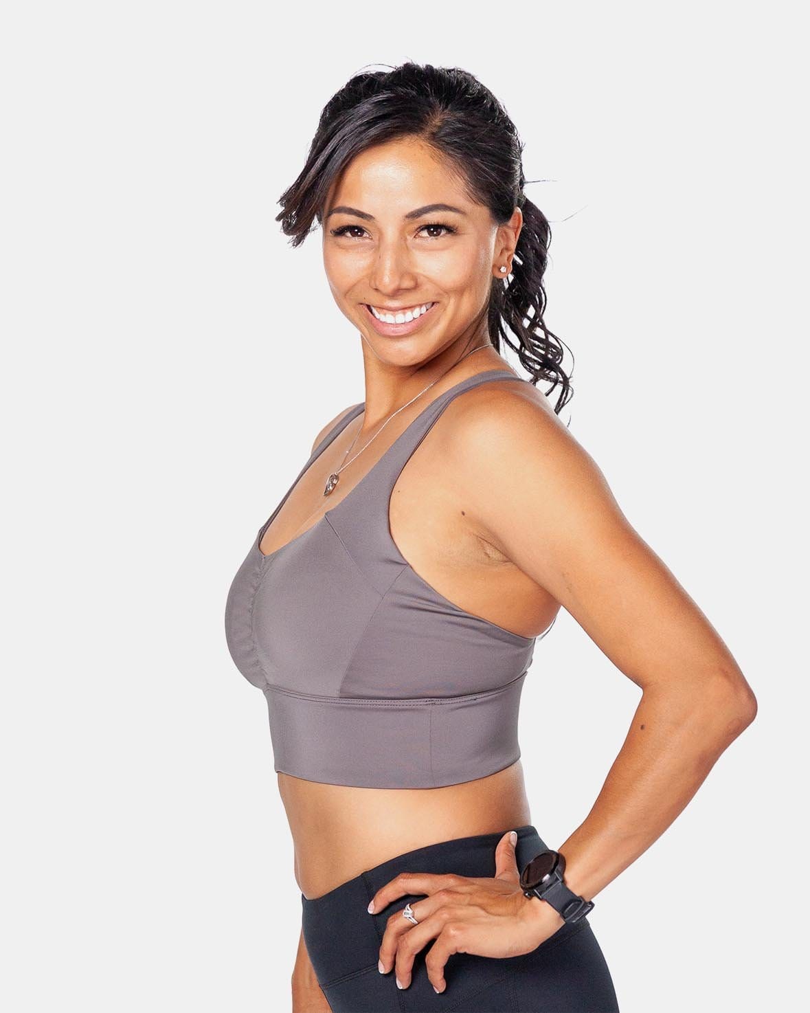 Gametime Bra – Magnetic Gray-3