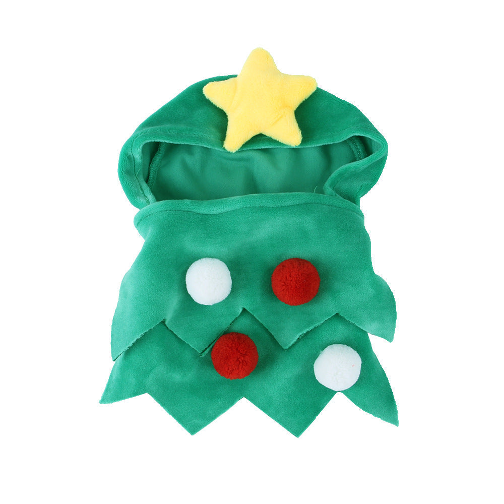 Christmas Pet Costume with Santa & Reindeer Design