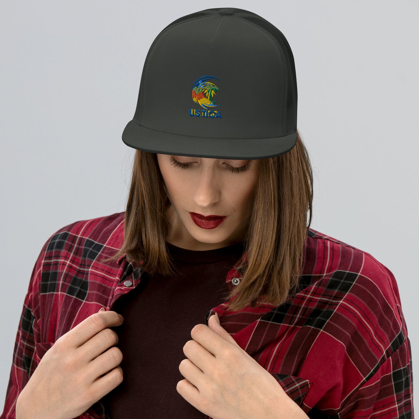 Trucker Cap Snapback USTICO | Gorra Atlética 5 Paneles Hombre Mujer