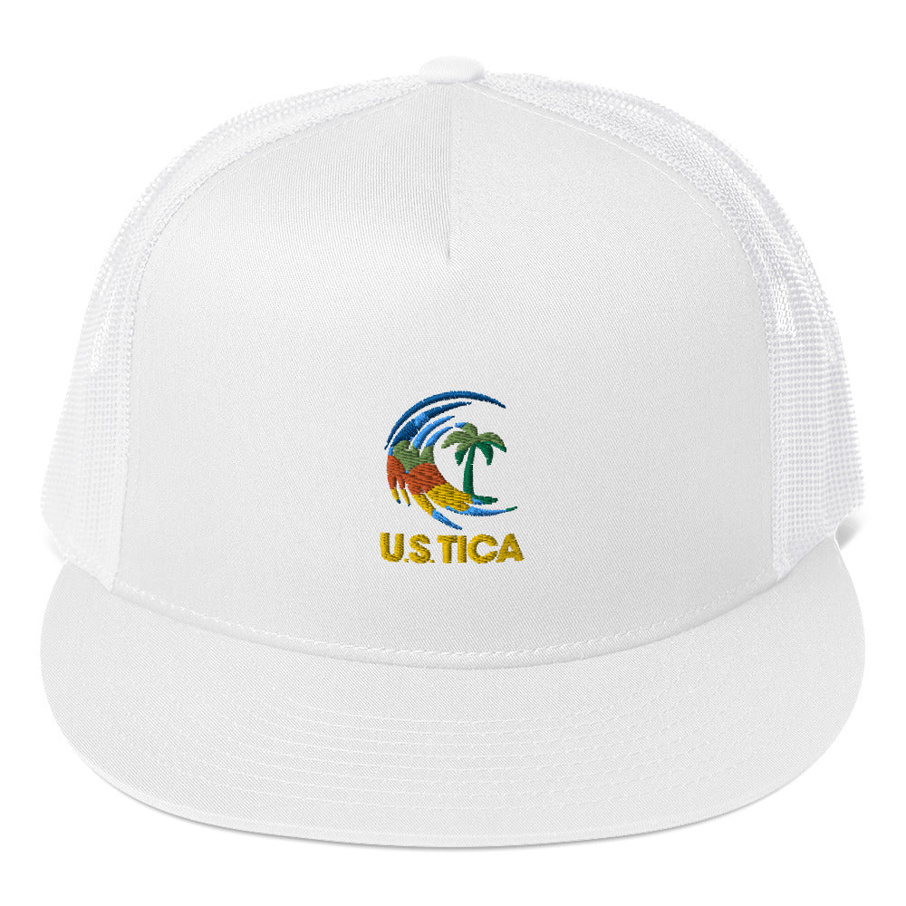 Trucker Cap Snapback USTICO | Gorra Atlética 5 Paneles Hombre Mujer