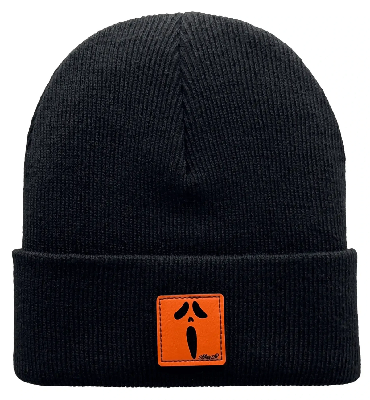 Haakwear Halloween Slasher Beanie | Ghost Patch
