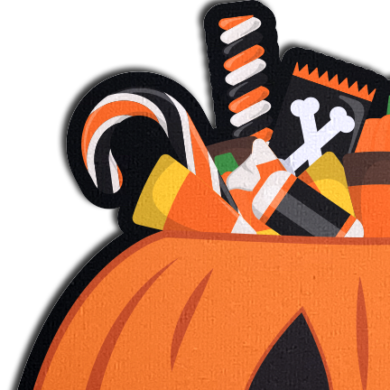 5-Pack: Trick-or-Treat Pumpkin Pasties with Candy Nipple Covers by Pastease-3
