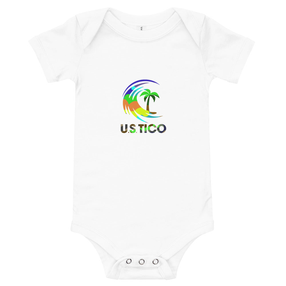US Tico Baby Short Sleeve One Piece | Soft 100% Cotton Bodysuit | UStico