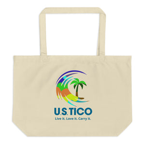 US Tico Large organic colorful tote bag