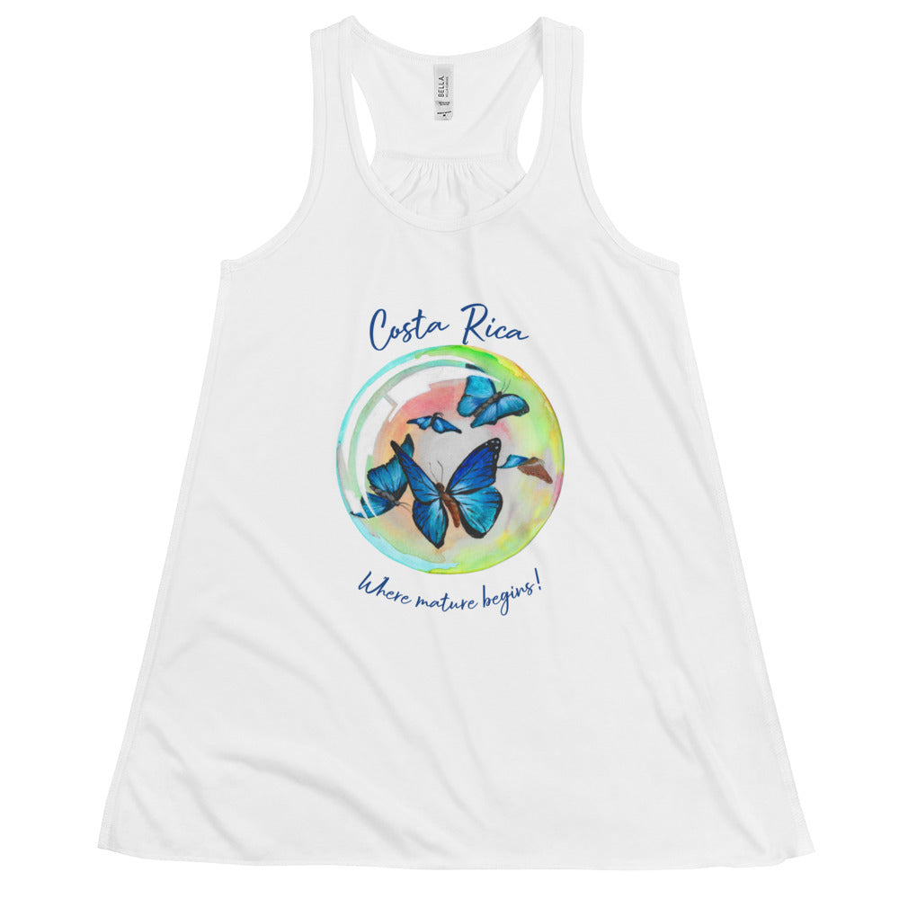 Where nature begins...Women's Flowy Racerback Tank
