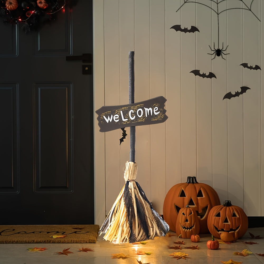 Moving Broom Halloween Decoration-2