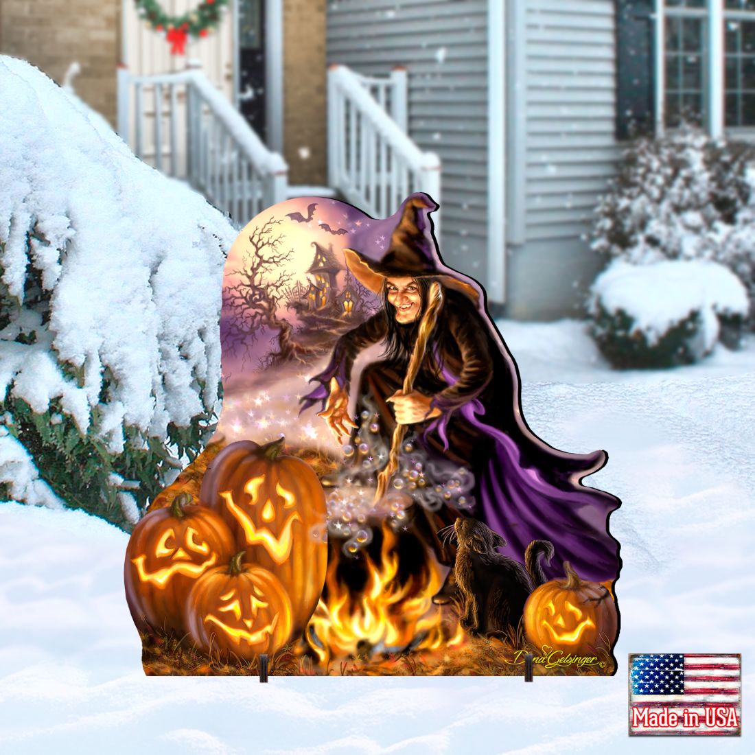 All Hallows Eve Halloween Outdoor Decor by D Gelsinger  Thanksgiving Halloween Decor - 8461091F-0821