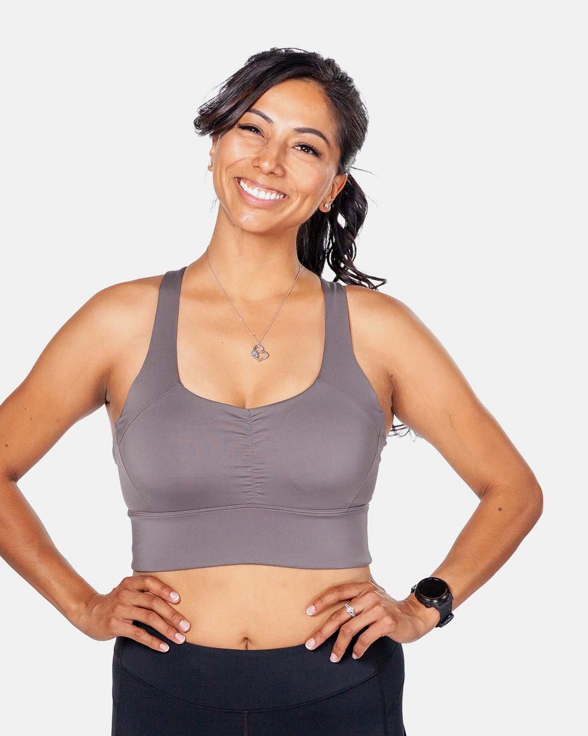 Gametime Bra – Magnetic Gray-2