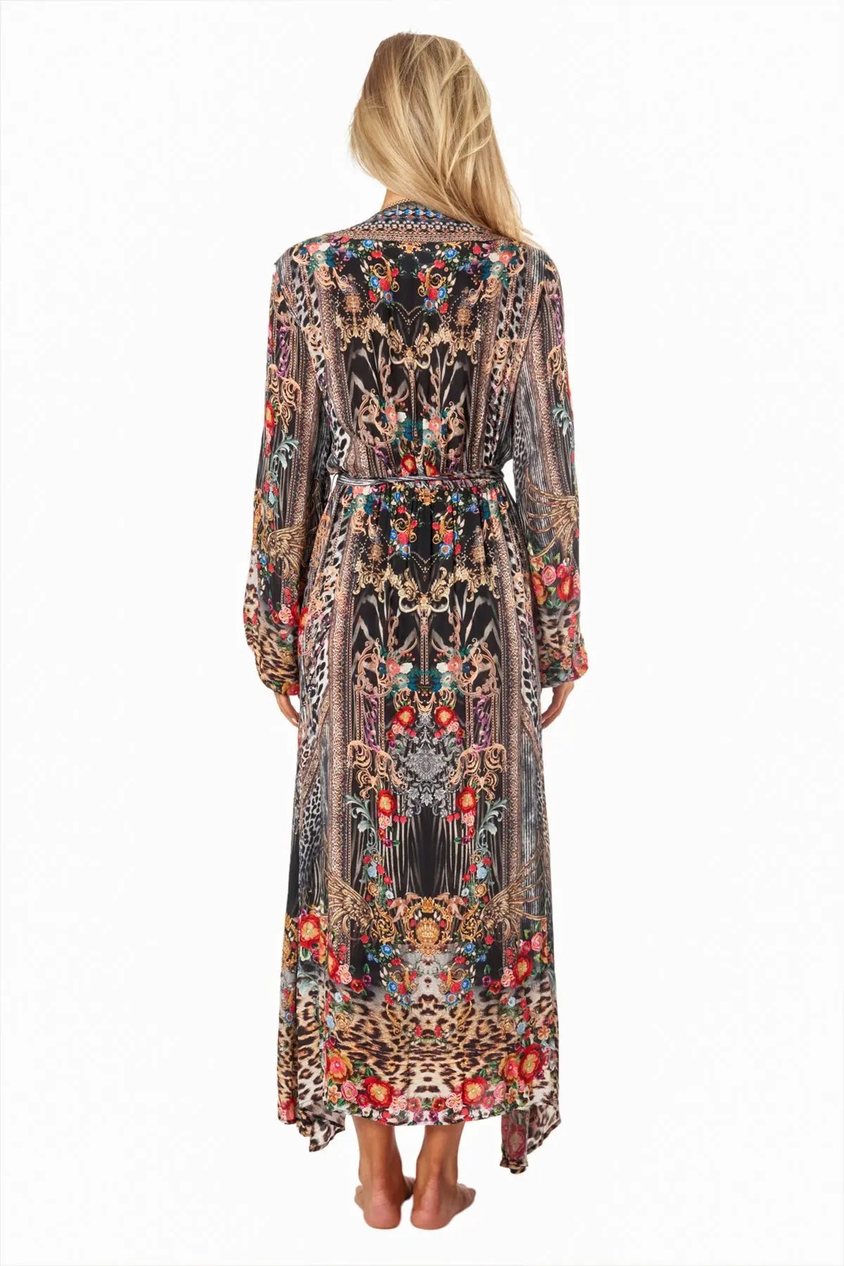 Eclectic Jungle Women's Maxi Wrap Dresses-3