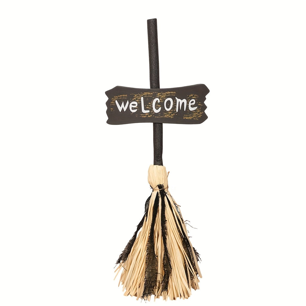 Moving Broom Halloween Decoration-0