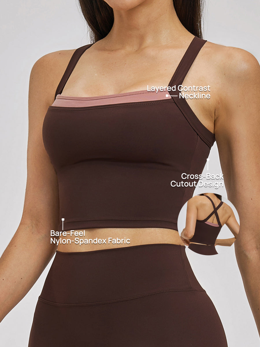 FlowSculpt Layered Bra Tank-2