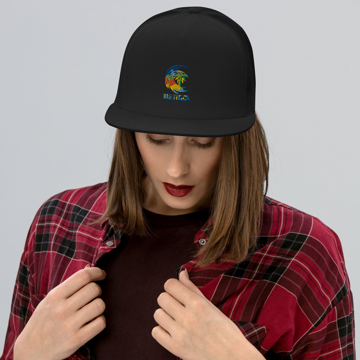 Trucker Cap Snapback USTICO | Gorra Atlética 5 Paneles Hombre Mujer