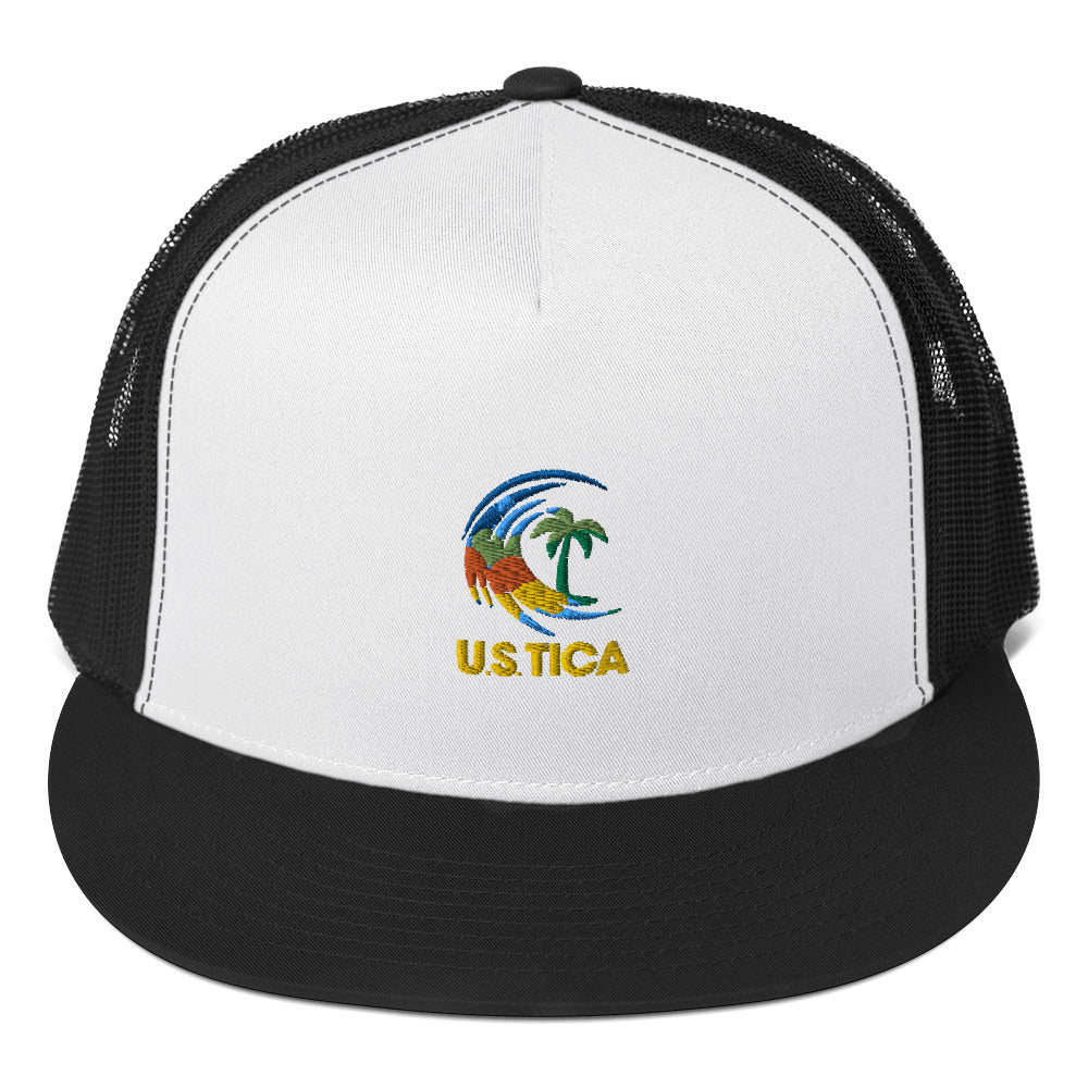 Trucker Cap Snapback USTICO | Gorra Atlética 5 Paneles Hombre Mujer