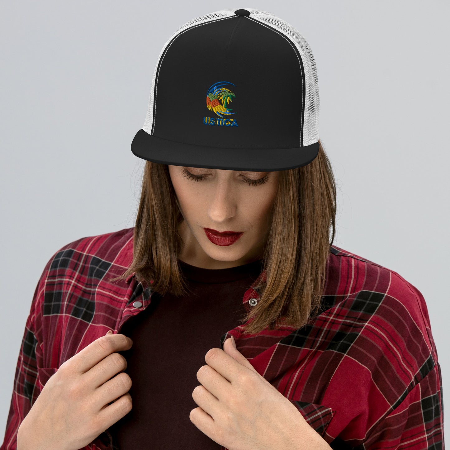 Trucker Cap Snapback USTICO | Gorra Atlética 5 Paneles Hombre Mujer