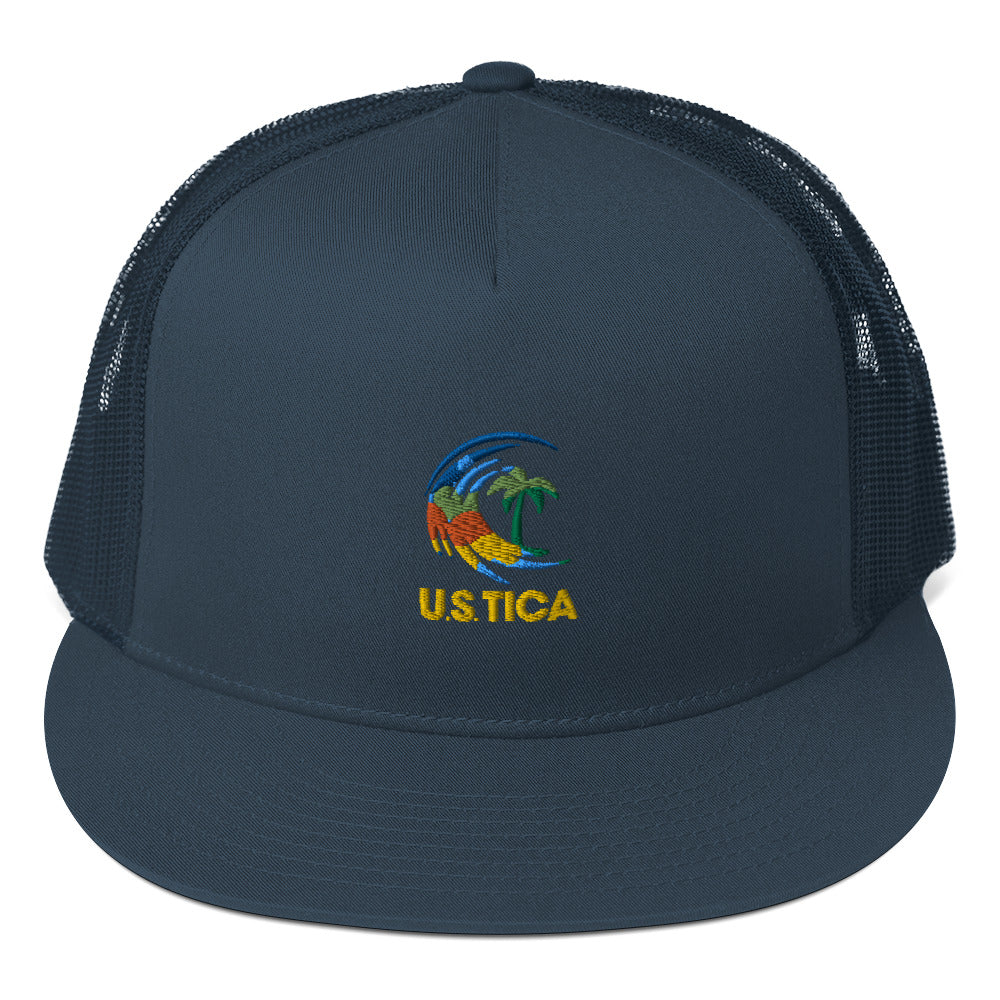 Trucker Cap Snapback USTICO | Gorra Atlética 5 Paneles Hombre Mujer
