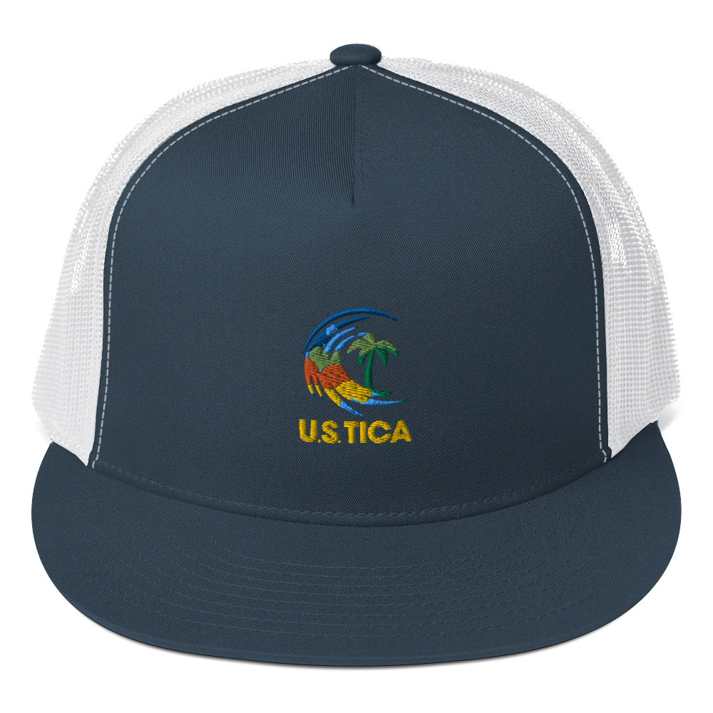 Trucker Cap Snapback USTICO | Gorra Atlética 5 Paneles Hombre Mujer