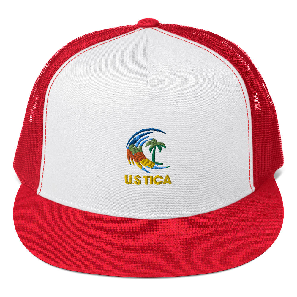 Trucker Cap Snapback USTICO | Gorra Atlética 5 Paneles Hombre Mujer