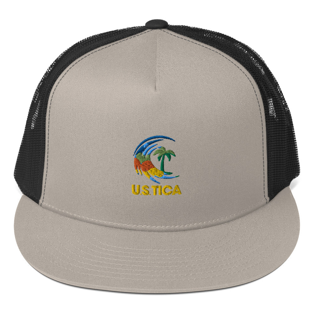 Trucker Cap Snapback USTICO | Gorra Atlética 5 Paneles Hombre Mujer