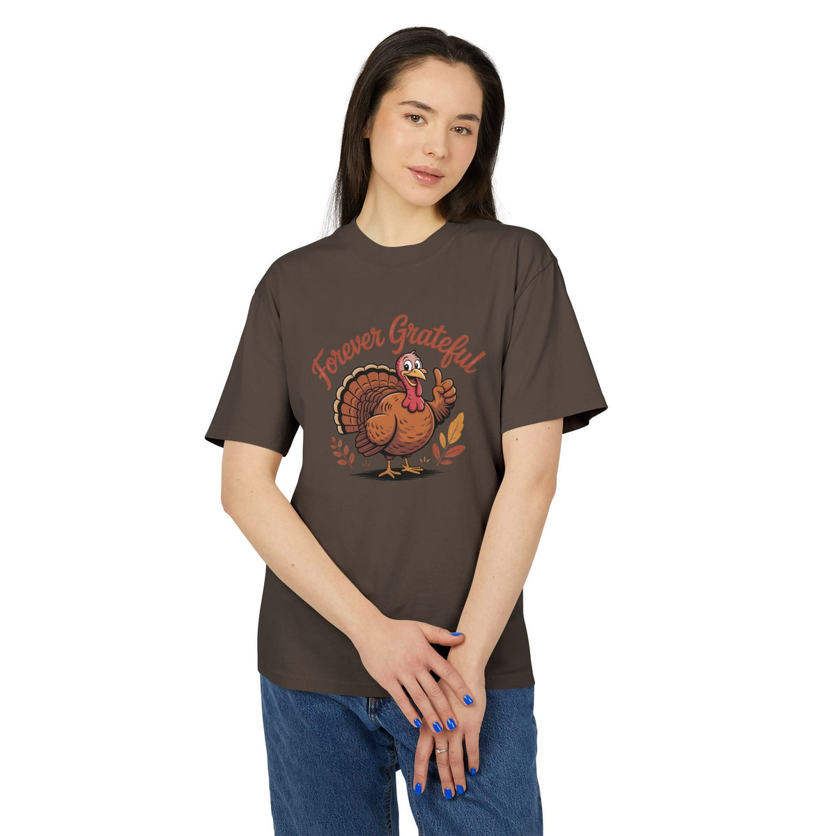 Forever Grateful Unisex Heavy Faded T-Shirt