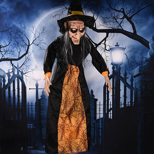 Witch Robot Halloween Decoration-1