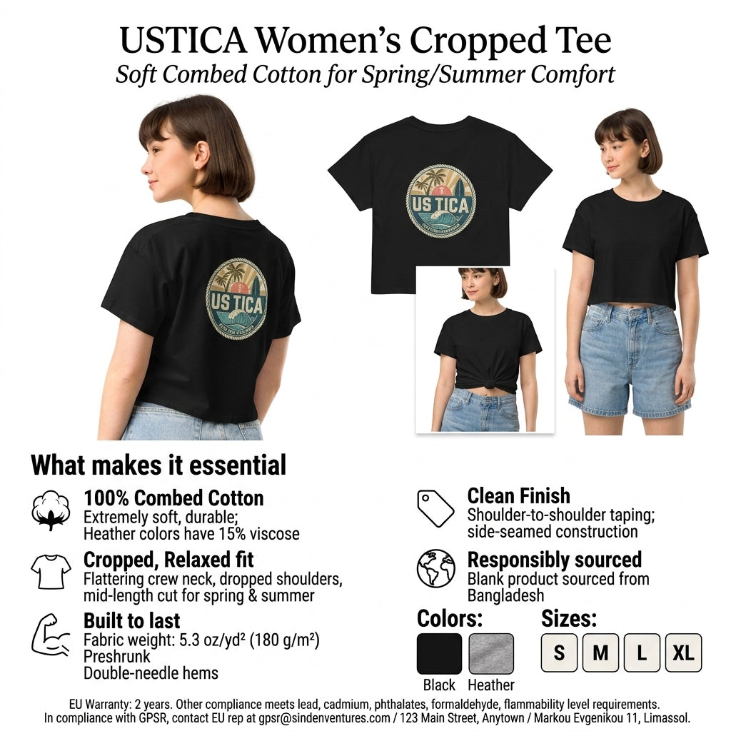 U.S Tica crop top