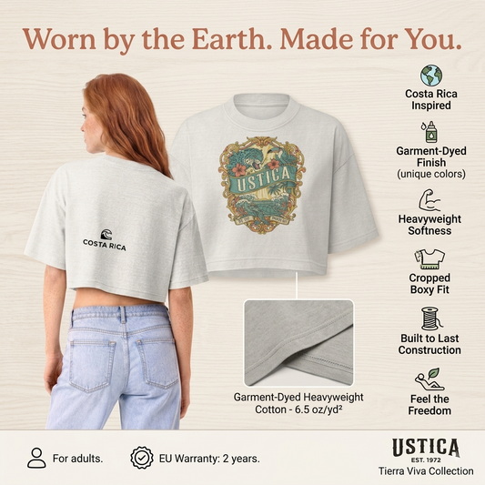 Tierra Viva Crop Tee – USTICA