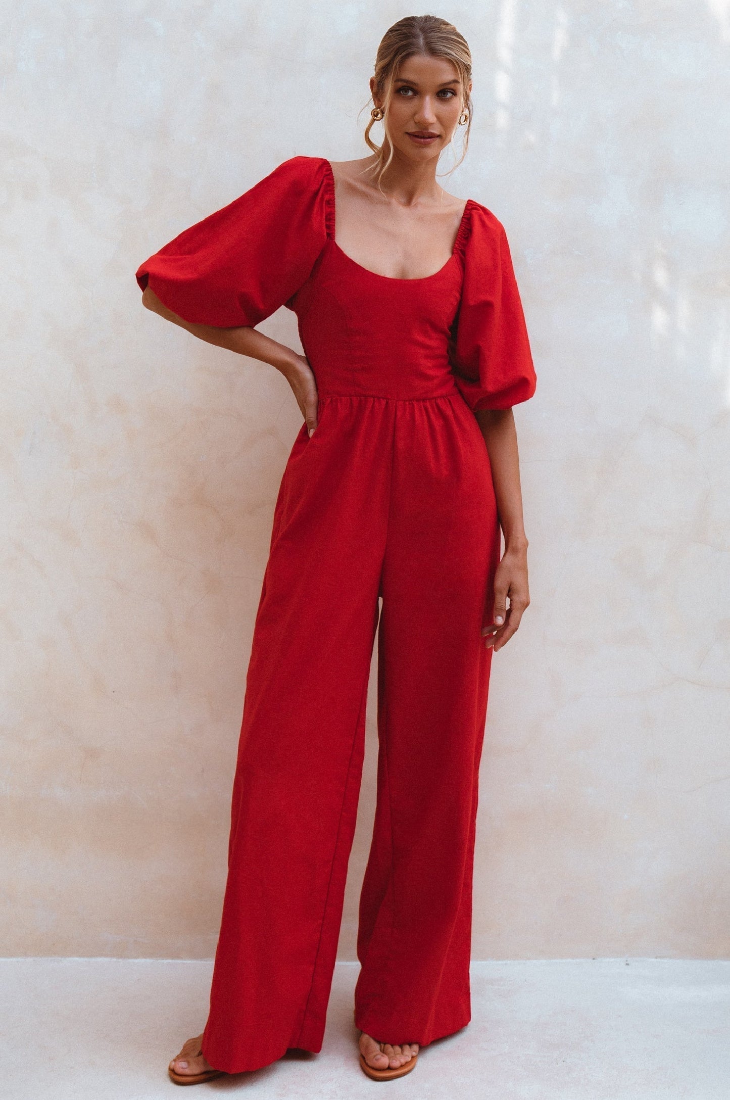 Heaven Bay Linen Jumpsuit-0