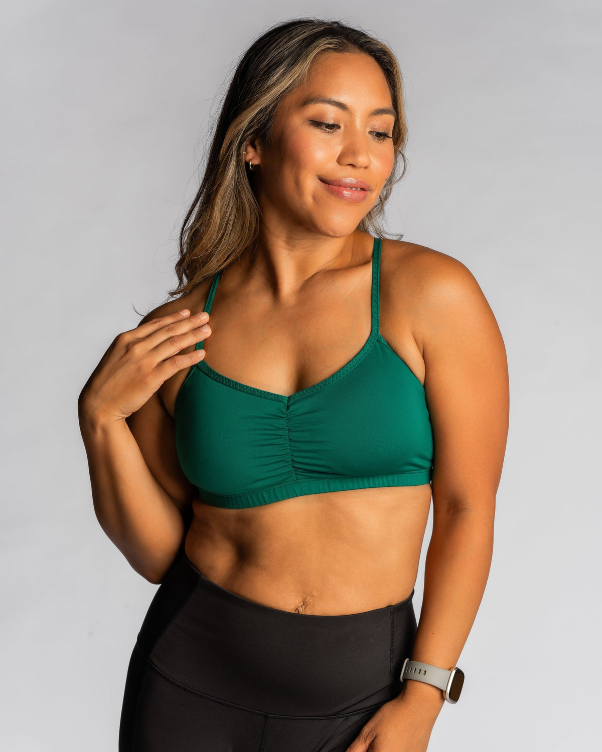 Adjustable Bra – Emerald Green-0