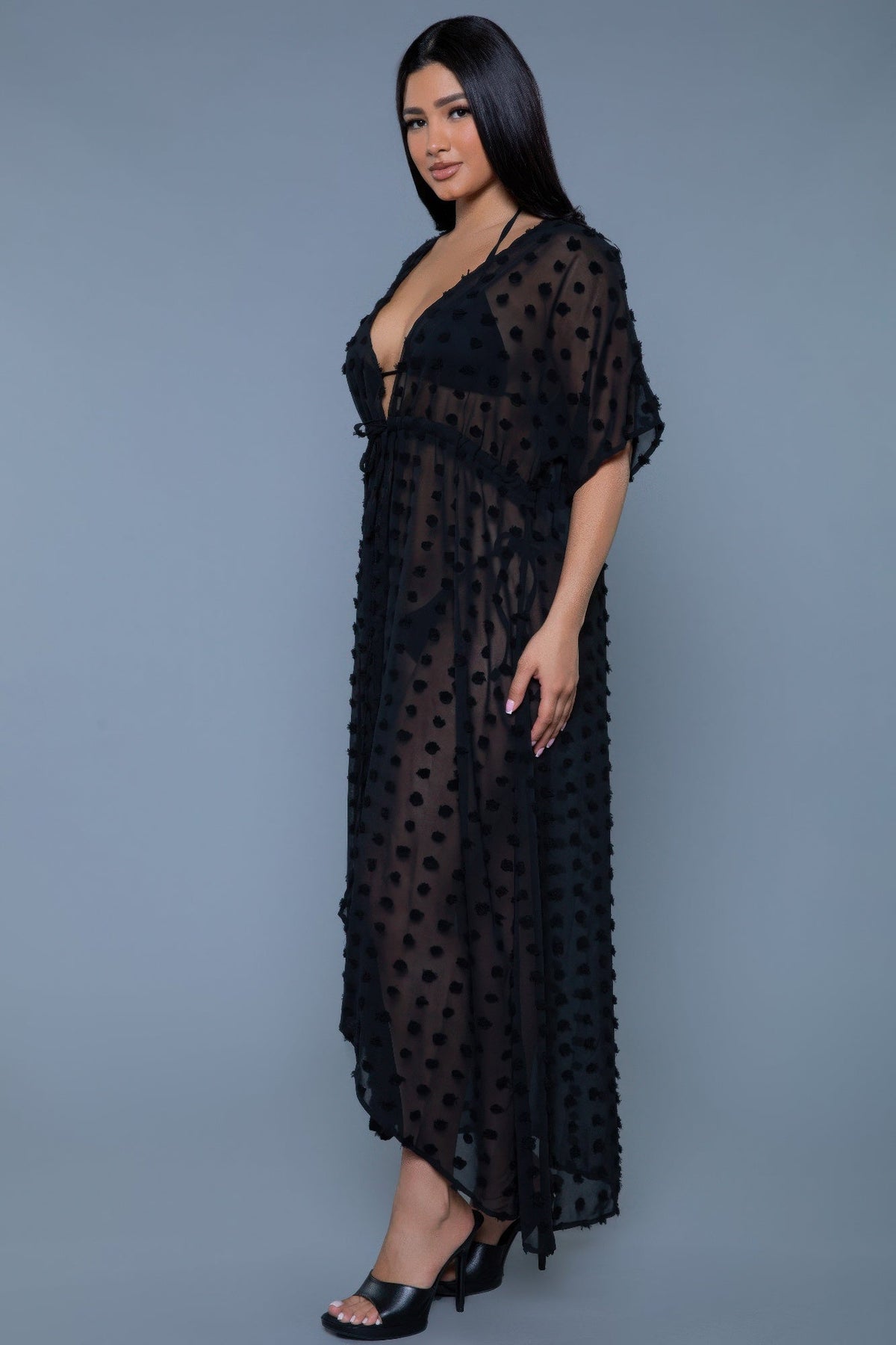 Alice Swiss Dot Cover-Up Maxi Dress