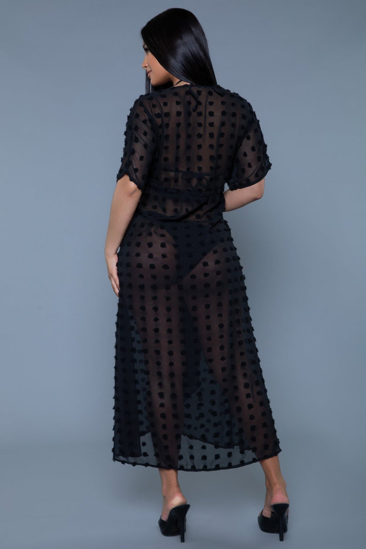 Alice Swiss Dot Cover-Up Maxi Dress