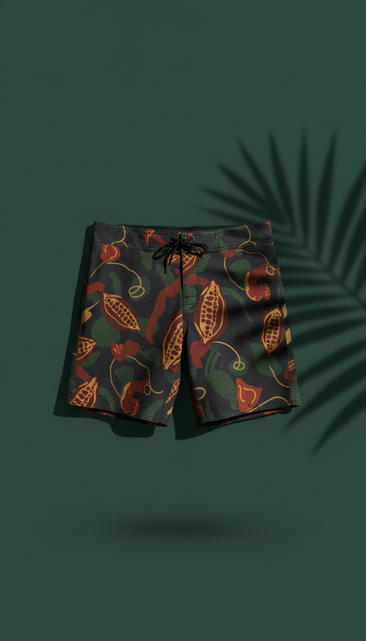 Cacao Bark Board Shorts
