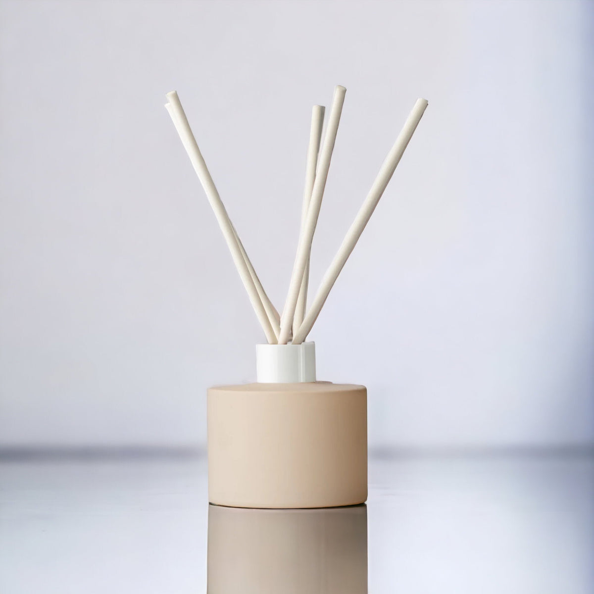Natural Color Matte Reed Diffuser | Bottle & Reeds Included