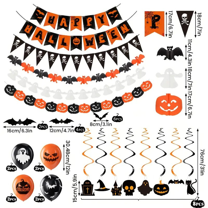 Halloween Party Decoration Set (36pcs)-3