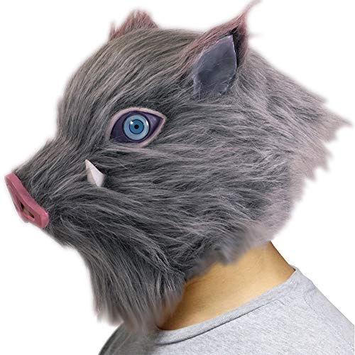 Demon Slayer Inosuke Rage Cosplay Inspired Mask