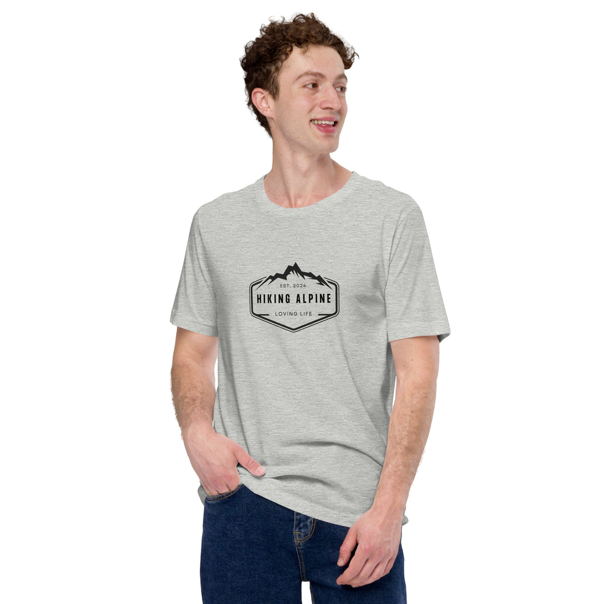 Hiking Alpine Trails Unisex t-shirt