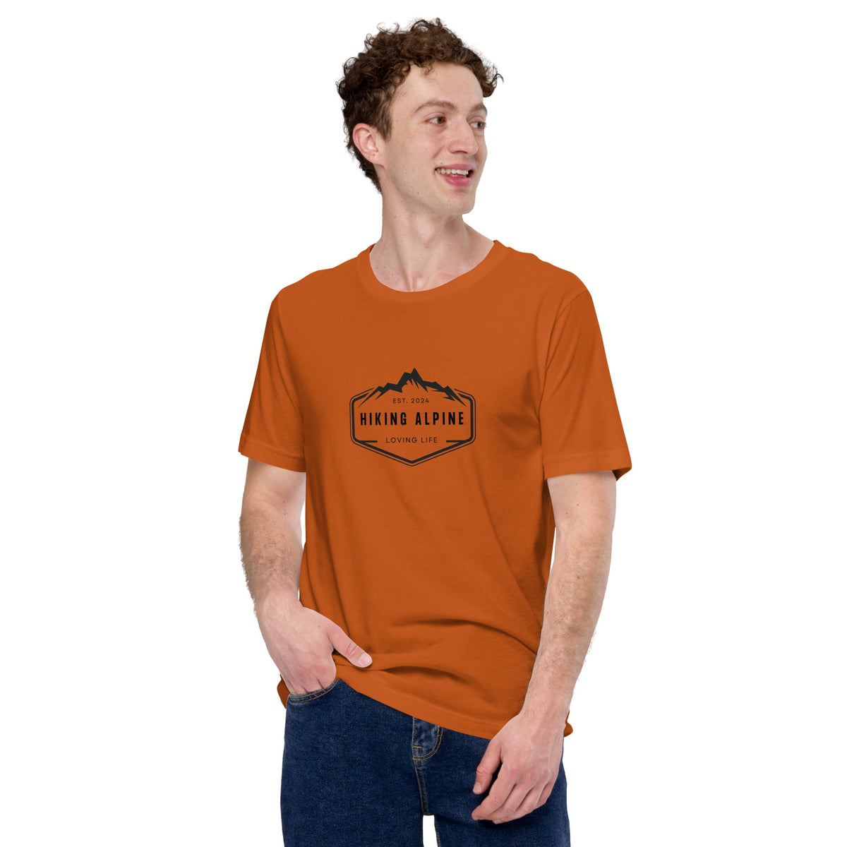 Hiking Alpine Trails Unisex t-shirt