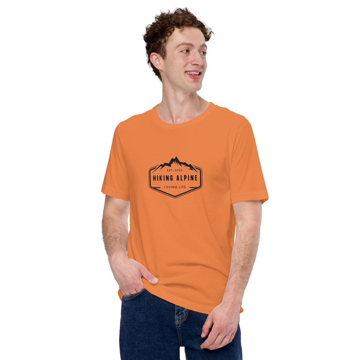 Hiking Alpine Trails Unisex t-shirt
