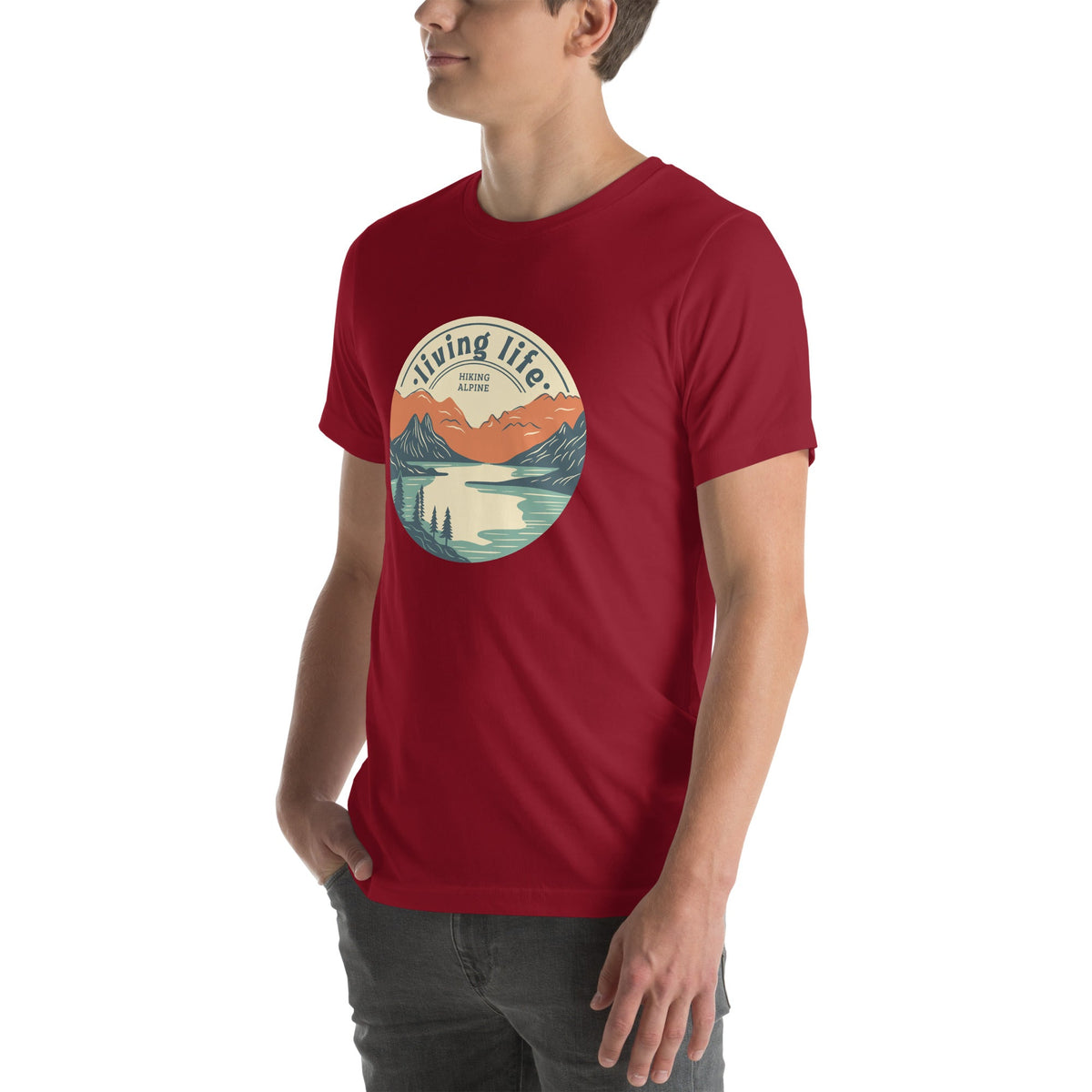 Hiking Alpine Outdoors Unisex Tee