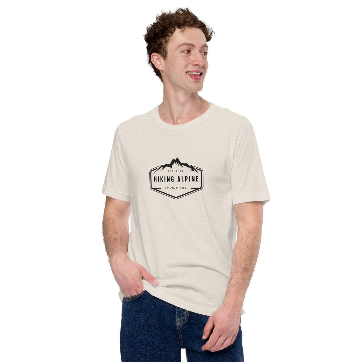 Hiking Alpine Trails Unisex t-shirt