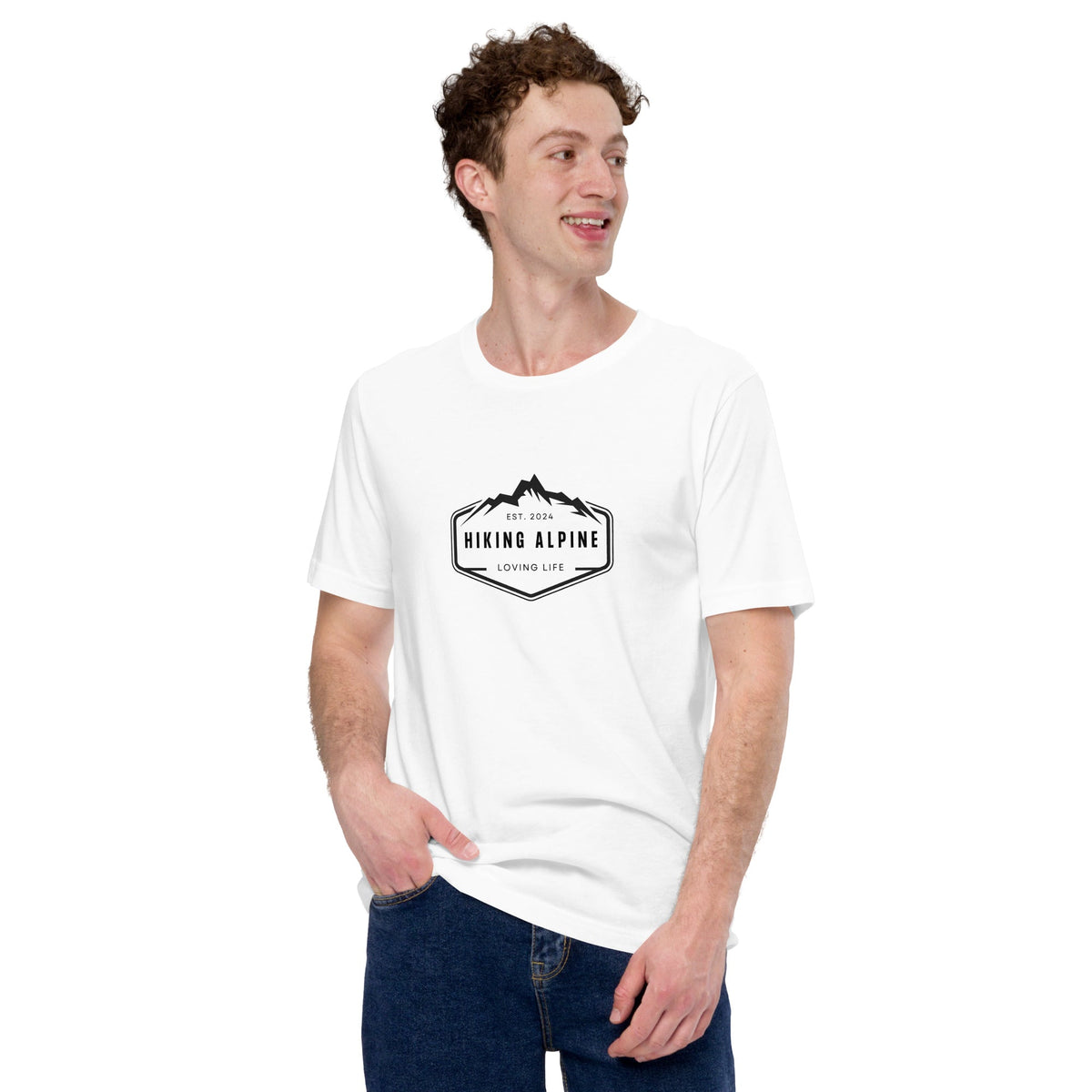 Hiking Alpine Trails Unisex t-shirt