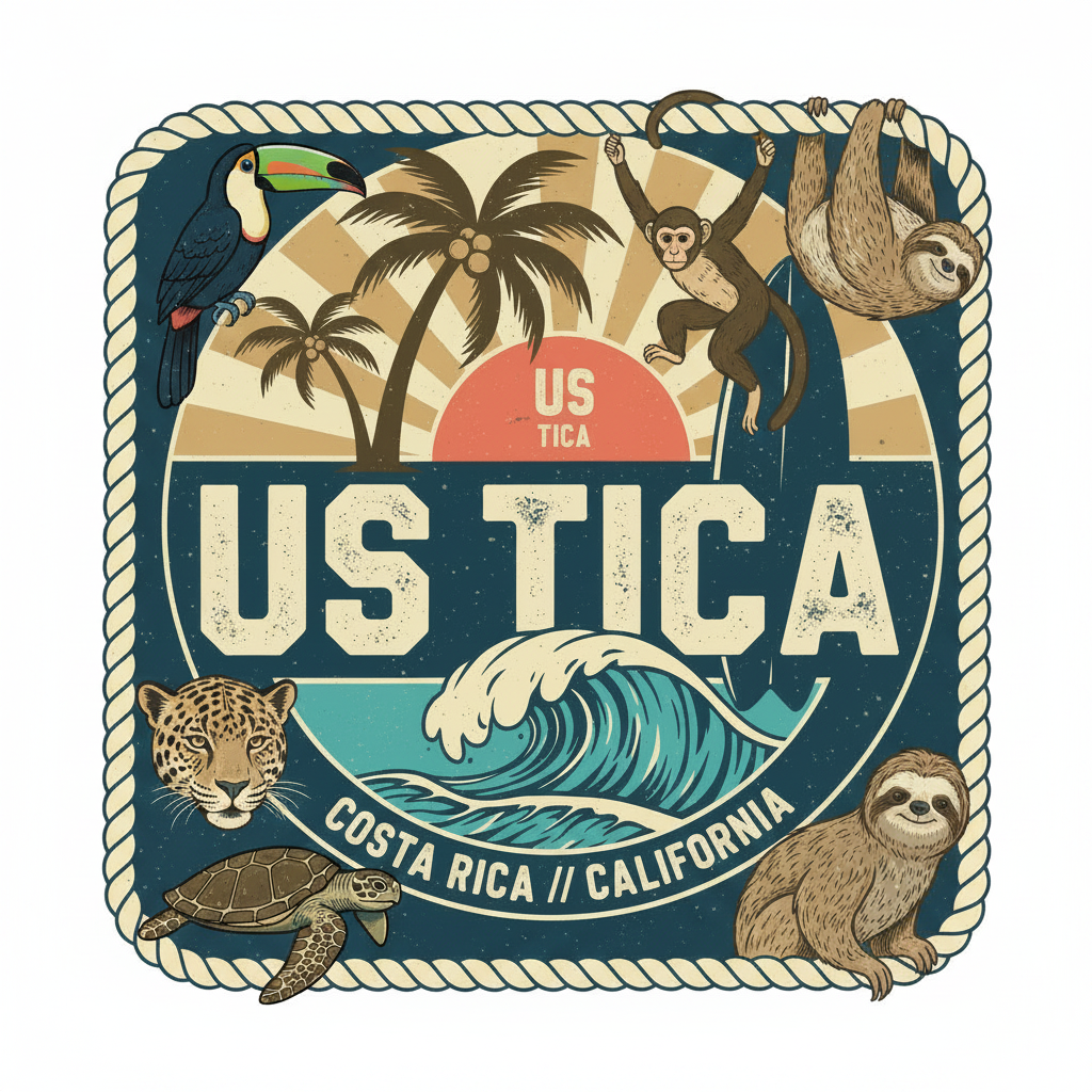 US TICA cuadrado animales Costa Rica