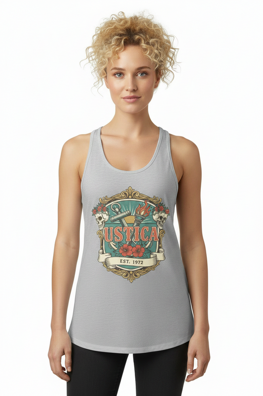 Women’s fitted racerback tank top
