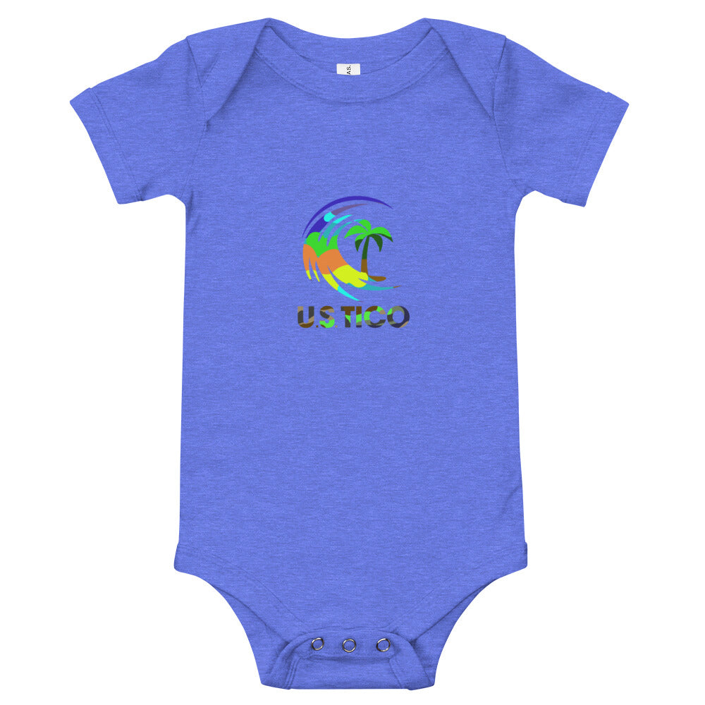 US Tico Baby Short Sleeve One Piece | Soft 100% Cotton Bodysuit | UStico