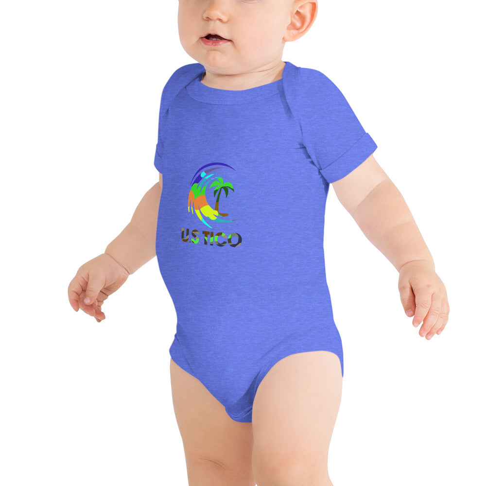 US Tico Baby Short Sleeve One Piece | Soft 100% Cotton Bodysuit | UStico