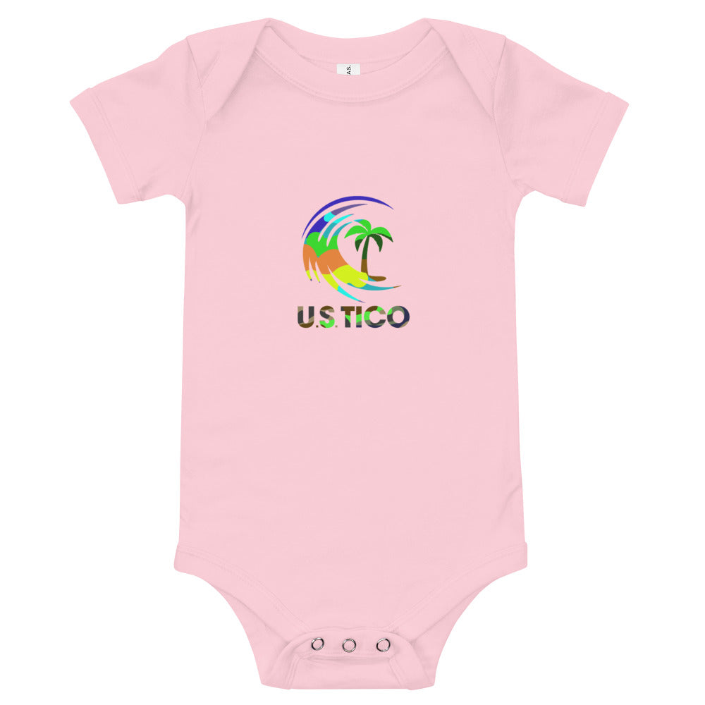 US Tico Baby Short Sleeve One Piece | Soft 100% Cotton Bodysuit | UStico