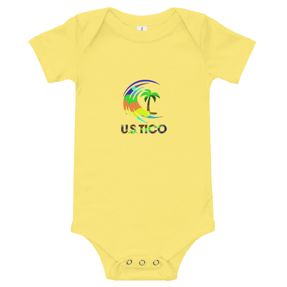 US Tico Baby Short Sleeve One Piece | Soft 100% Cotton Bodysuit | UStico