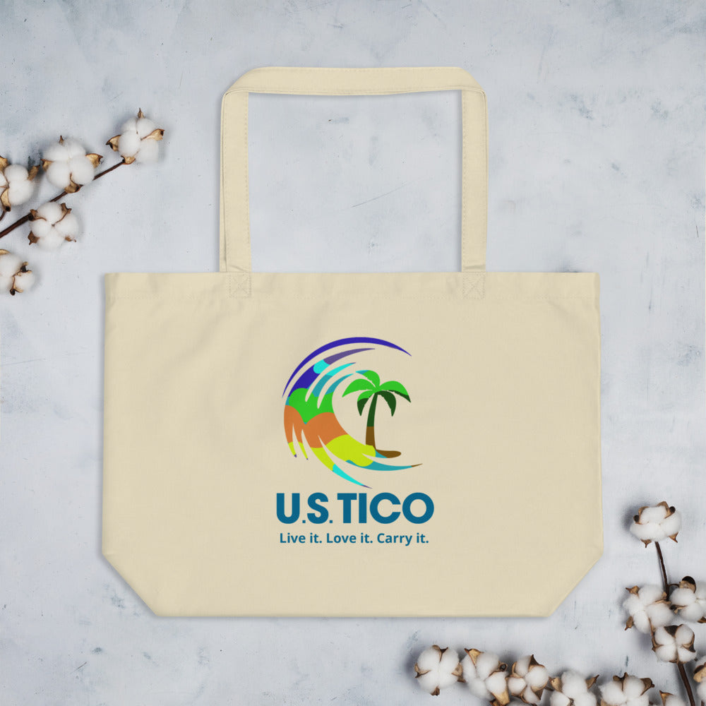 US Tico Large organic colorful tote bag