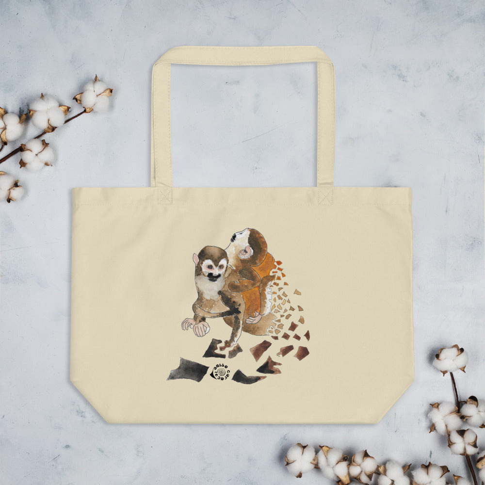 SC Titi Money Large organic tote bag