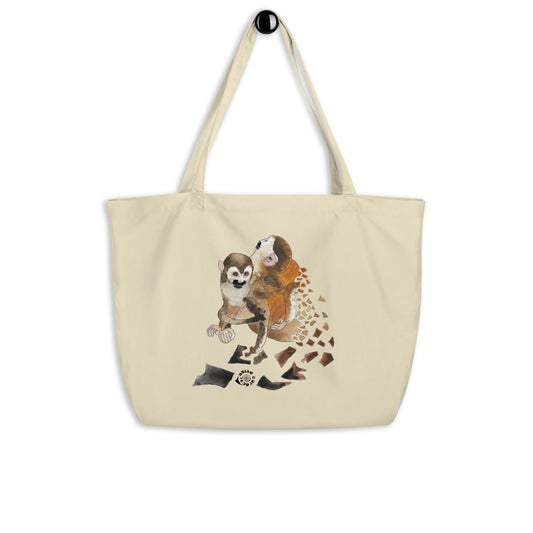 SC Titi Money Large organic tote bag